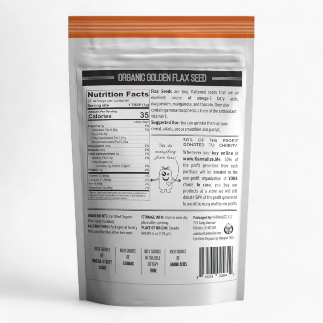 Organic Flax Seeds - Golden