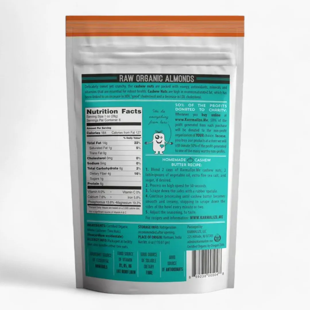 Raw Almonds - 6 oz