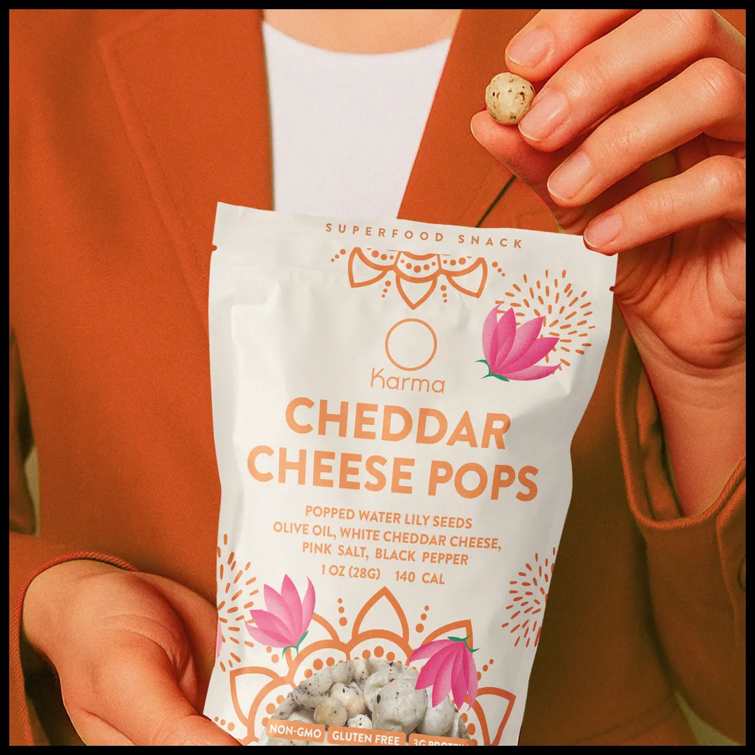 Karma Pops-White Cheddar Cheese 