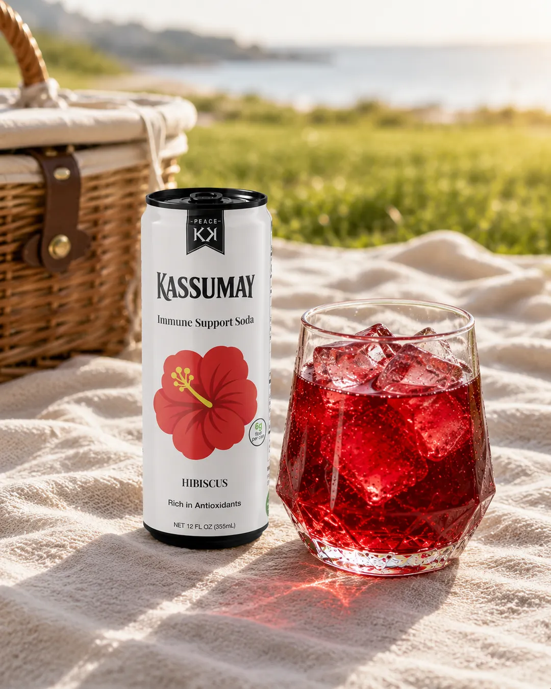 Immunity Boosting Hibiscus Sparkling