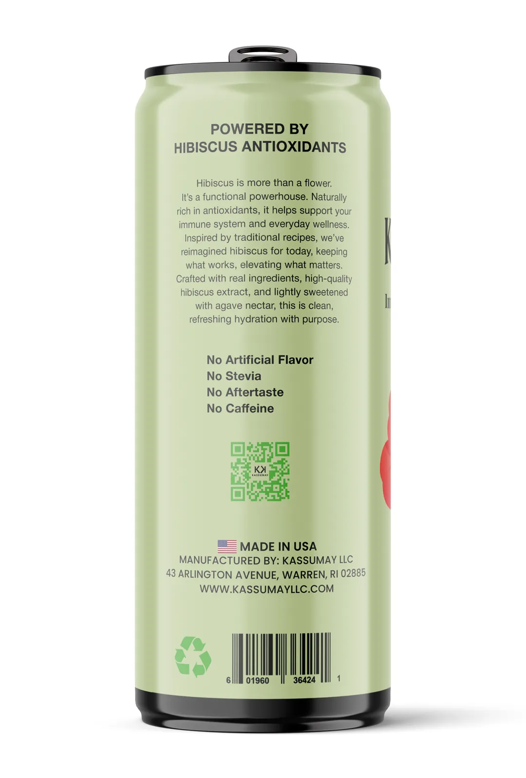  Hibiscus Mint Immune Support Soda