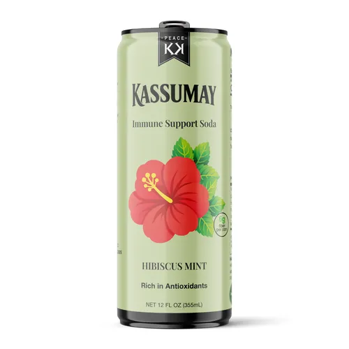  Hibiscus Mint Immune Support Soda