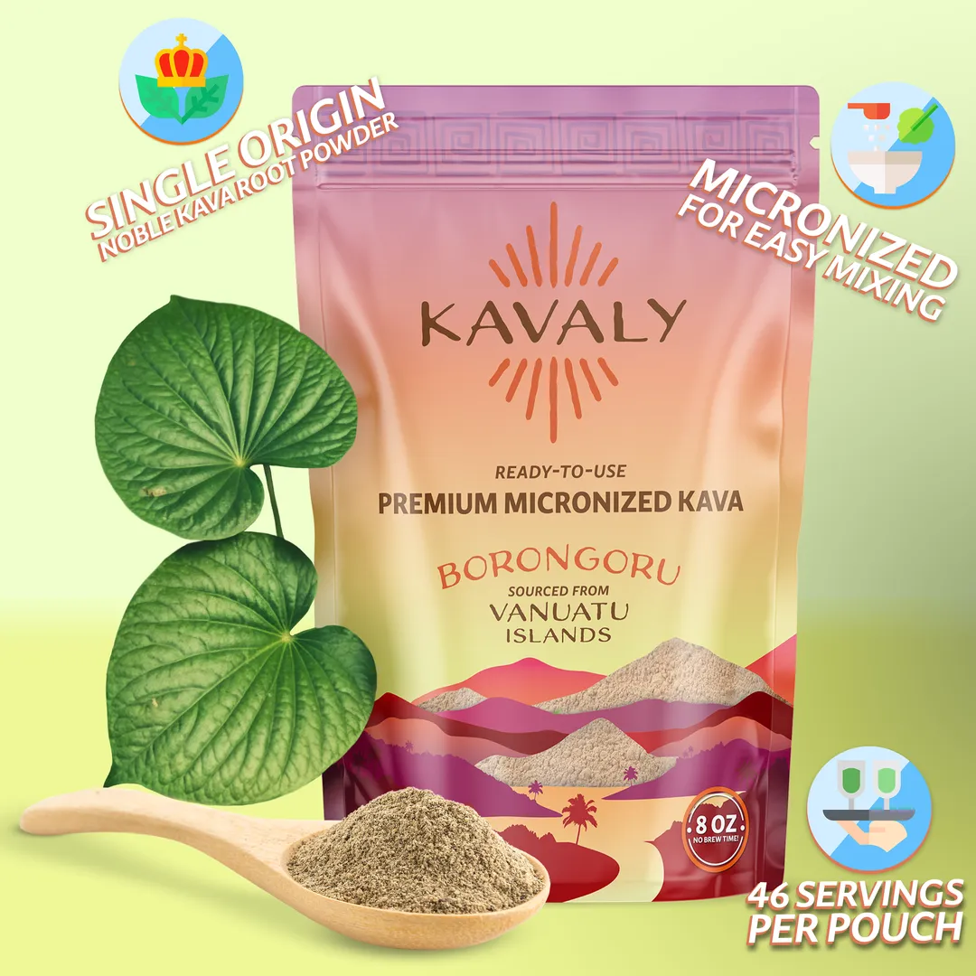 Kavaly Traditional Vanuatu Kava Root 8oz 