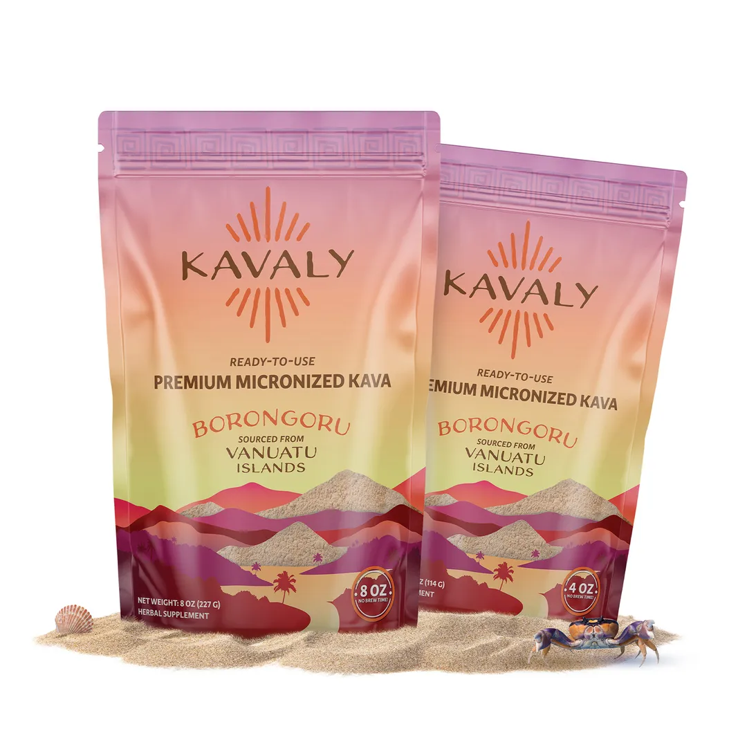 Kavaly Traditional Vanuatu Kava Root 4oz 