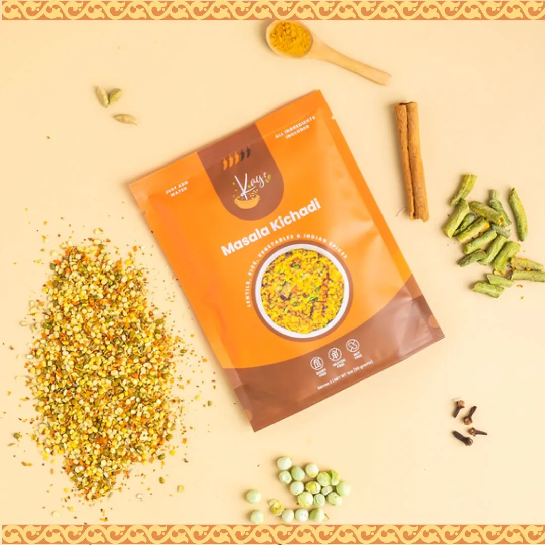 Masala Kichadi: Plant Based / Vegan Healthy One Pot Meal (2 Servings)