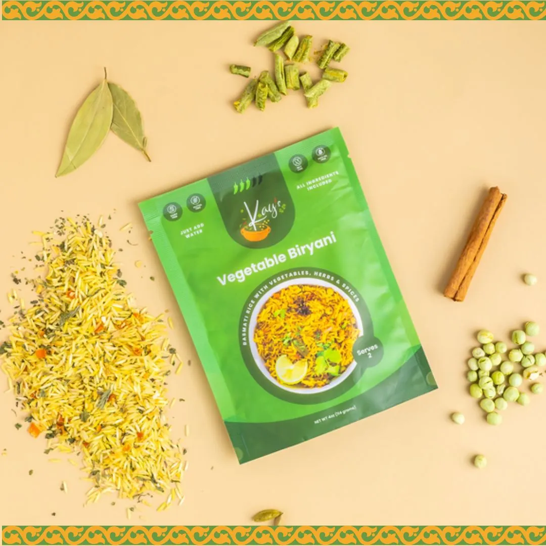 Vegetable Biryani: Plant Based / Vegan One Pot Meal (2 Servings)