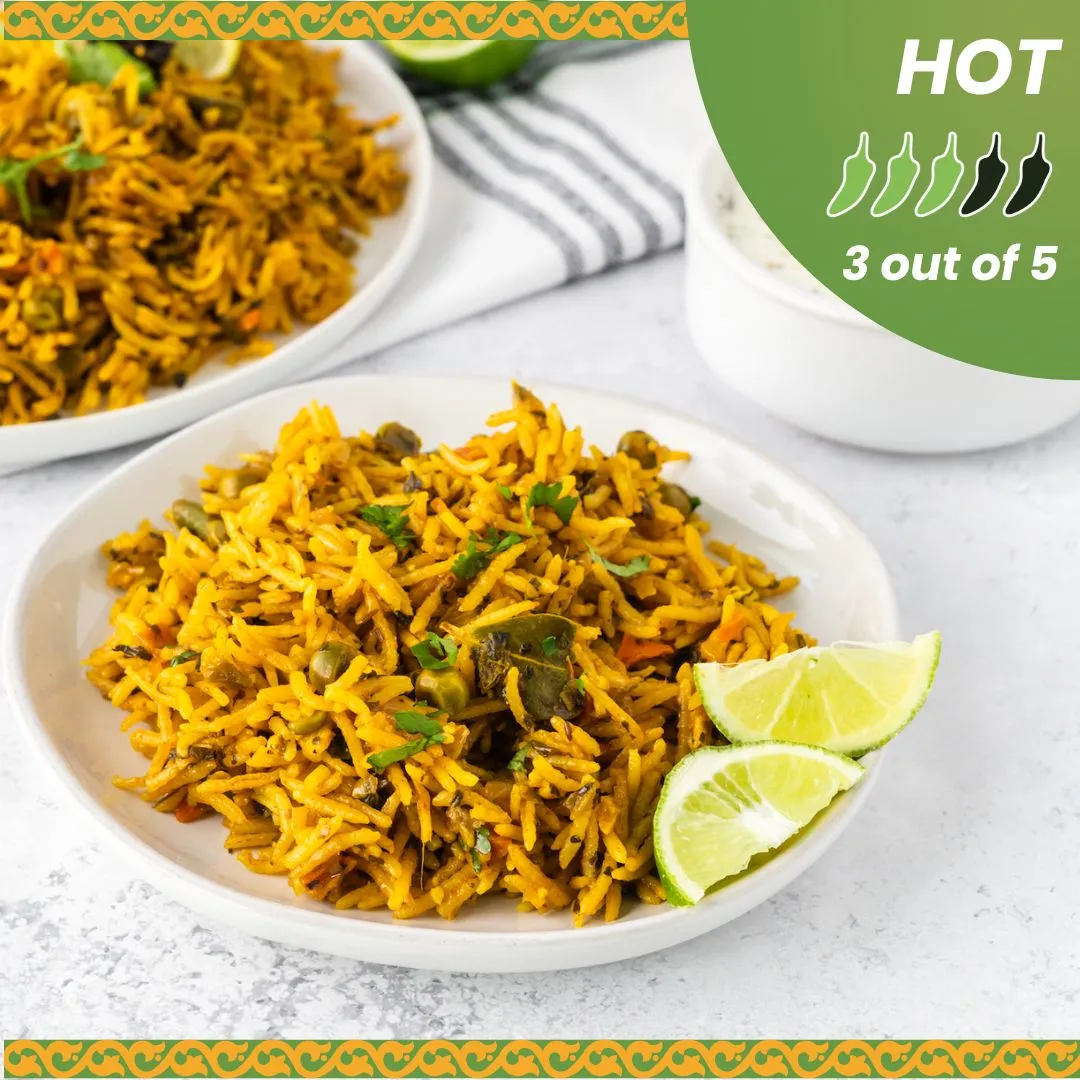 Vegetable Biryani: Plant Based / Vegan One Pot Meal (2 Servings)