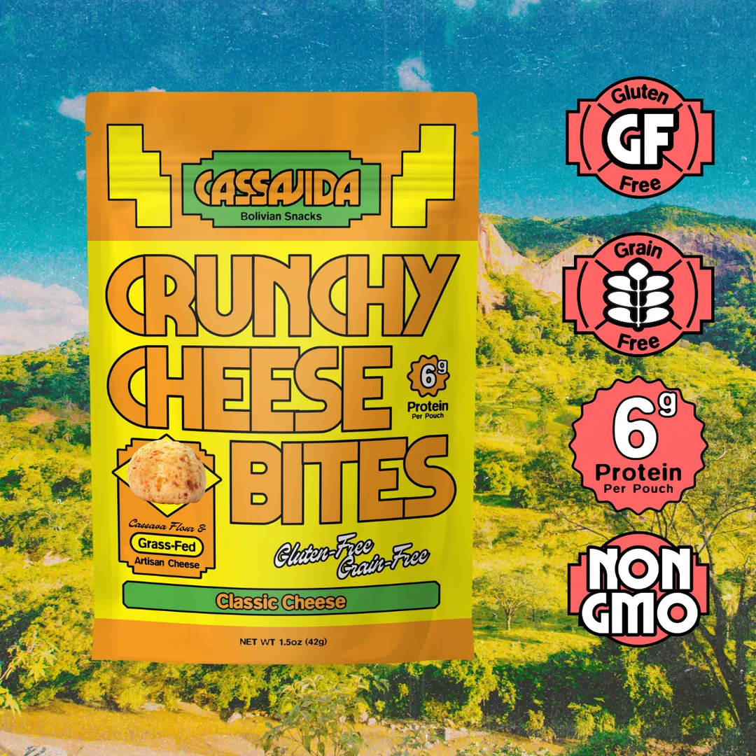 Cassavida Crunchy Cheese Bites – Gluten-Free Cassava Snack
