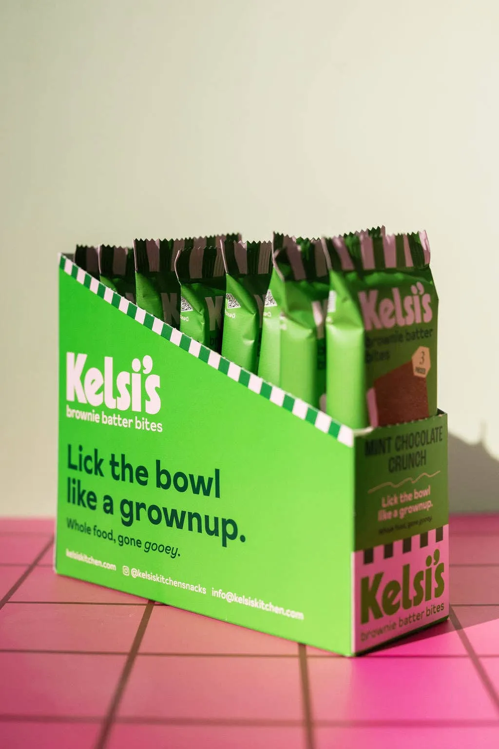 Mint Chocolate Crunch Brownie Batter Bites Gluten Free Snack