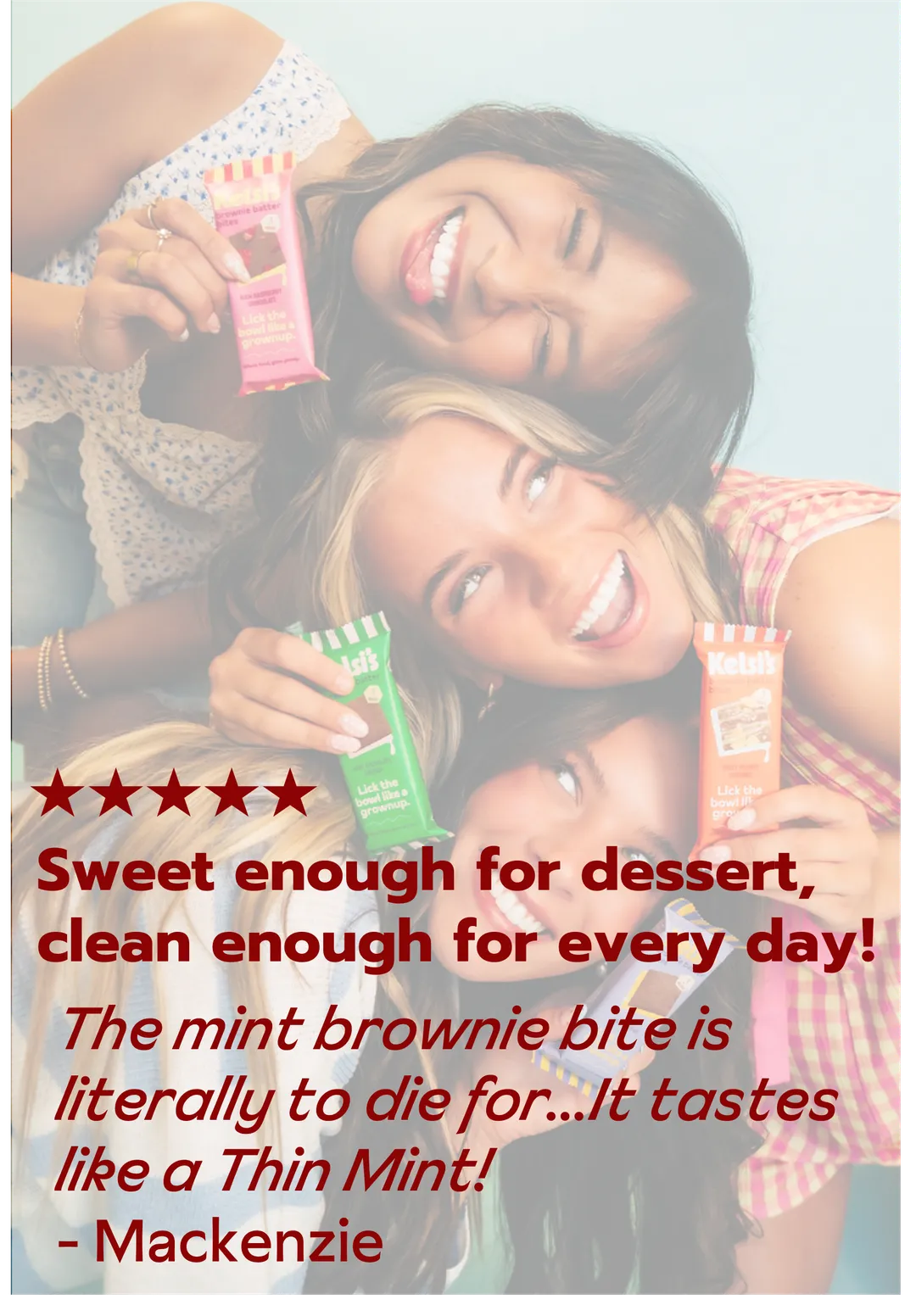Snack Size Mint Crunch Brownie Batter Bite 0.5oz Mini (Gluten Free, Dairy Free, Paleo, No Refined Sugar)
