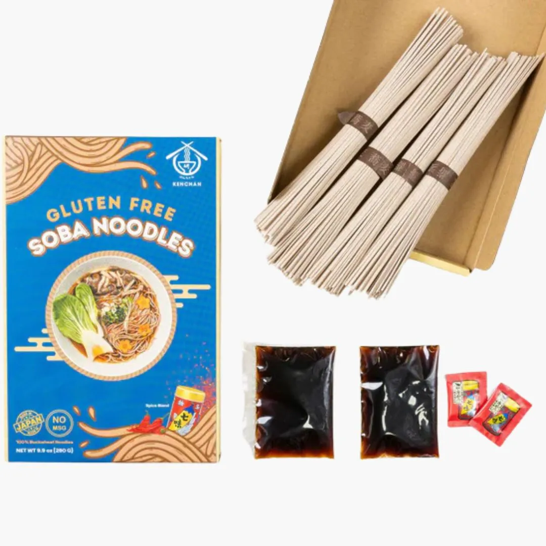 Gluten Free 100% Buckwheat Soba Kit (4 Servings) (Vegan)