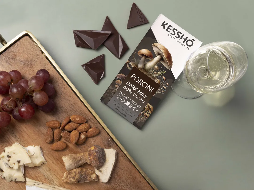 Porcini 60% Dark Milk Chocolate  Bar– Single Origin