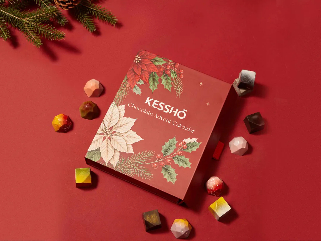 Kesshō 2026 Chocolate Advent Calendar – Artisan Bonbon Gift Box