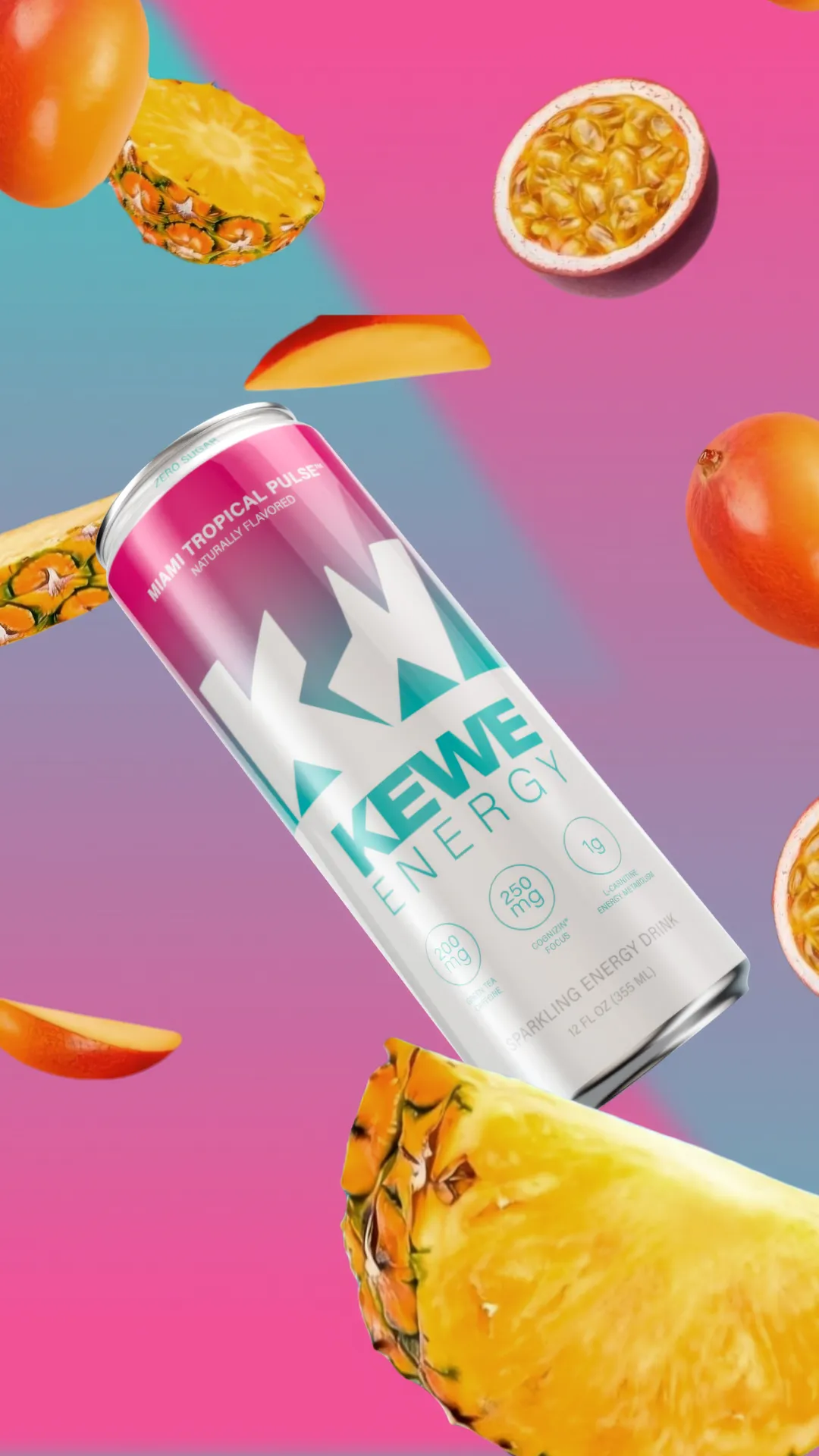 KEWE Energy Drink® Miami Tropical Pulse™