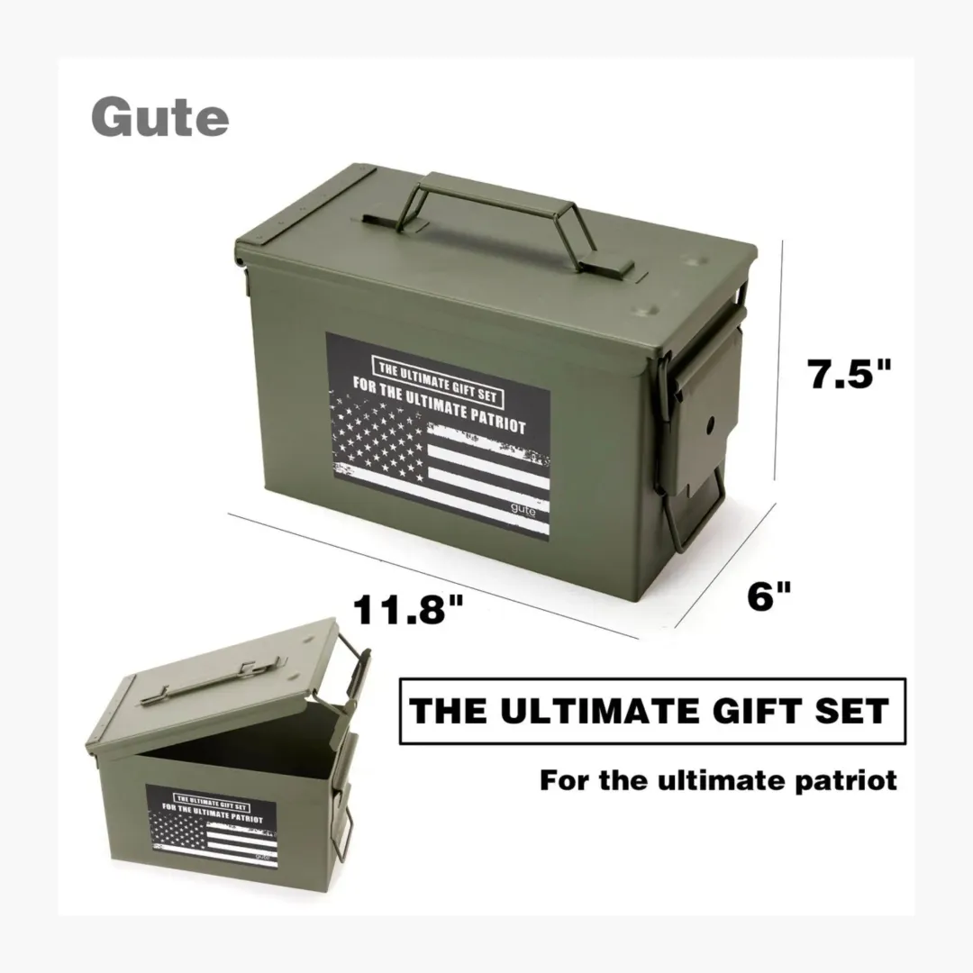 Ammo Gift box for Men -  Man Box Gifts Survival Box for Men