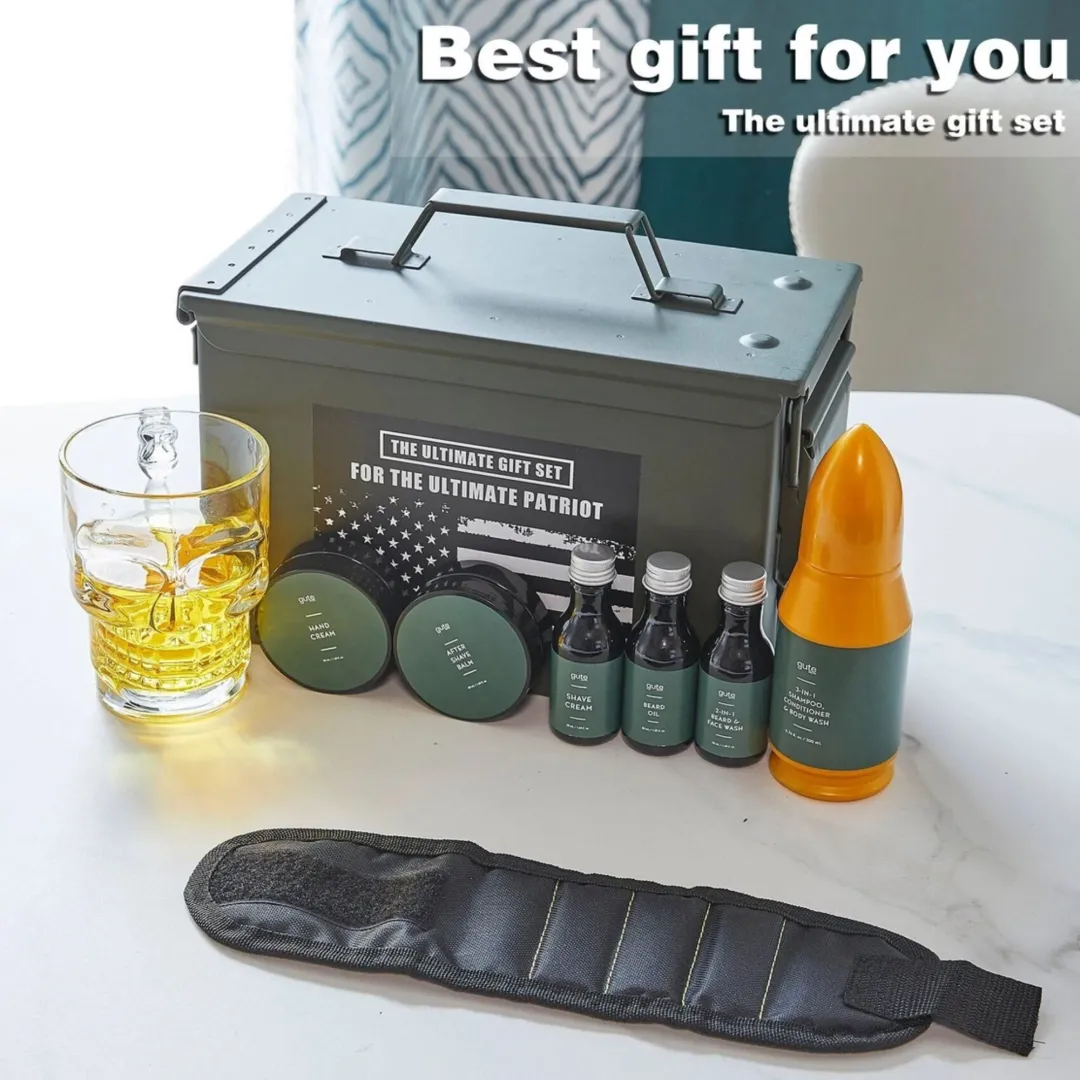 Ammo Gift box for Men -  Man Box Gifts Survival Box for Men