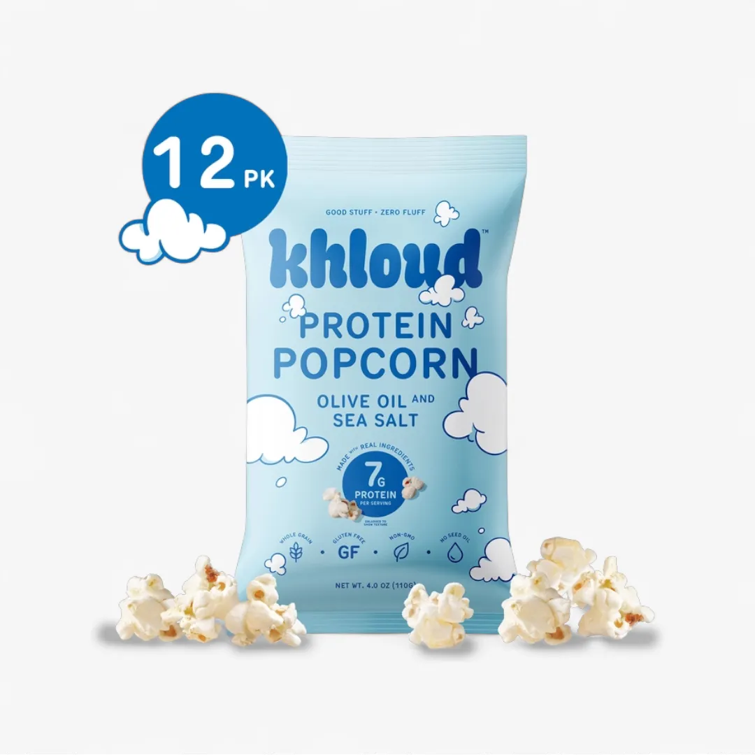 Olive Oil and Sea Salt Protein Popcorn (Standard Size)