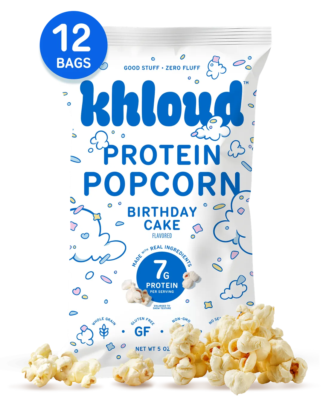 Birthday Cake Protein Popcorn, 12pk Case