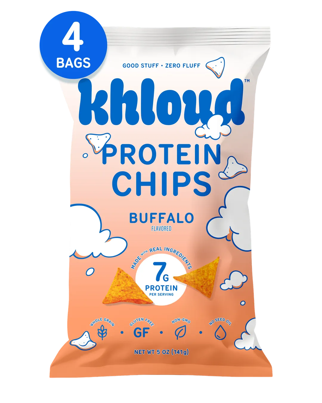 Buffalo Protein Chips, 12pk Case