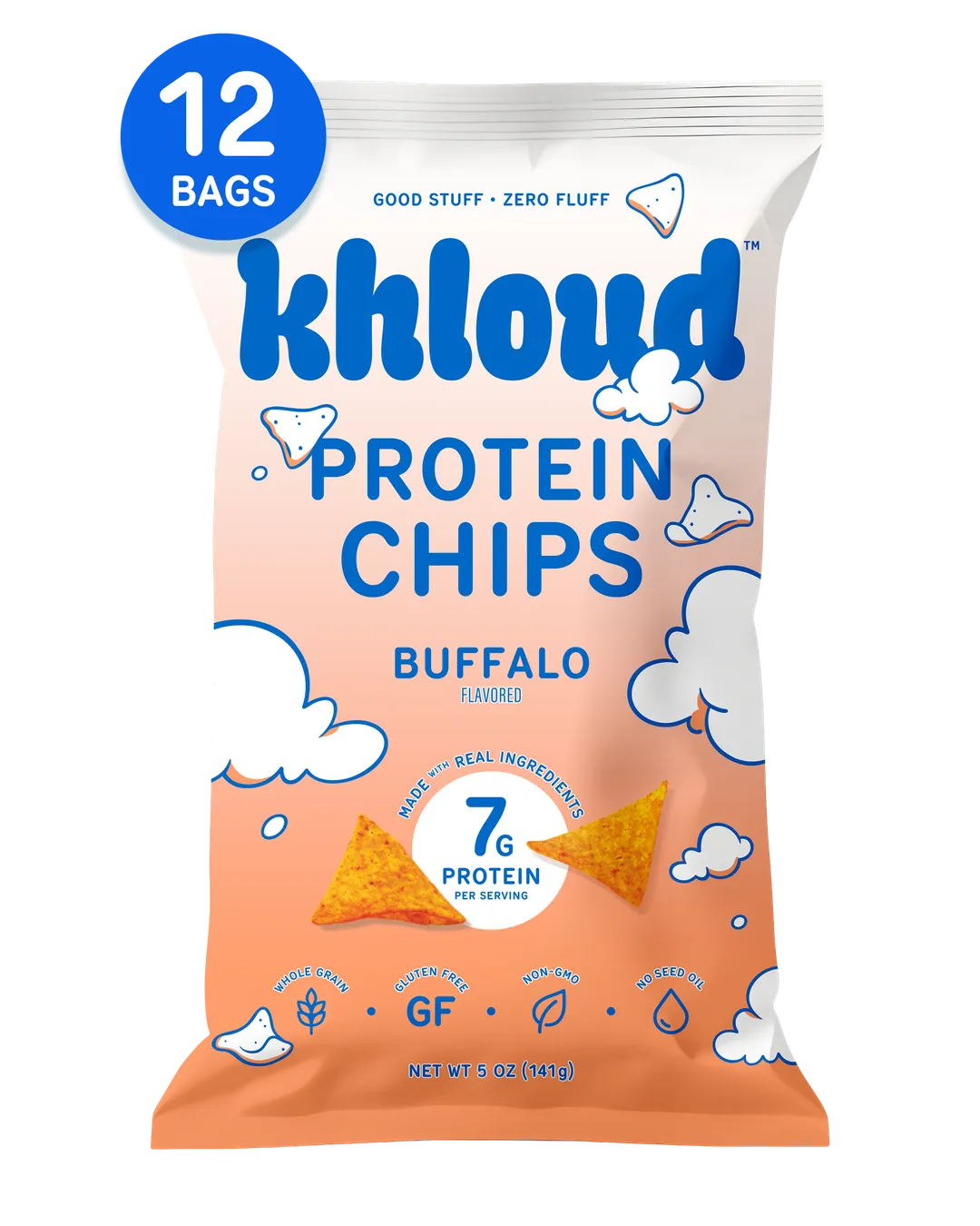 Buffalo Protein Chips, 12pk Case
