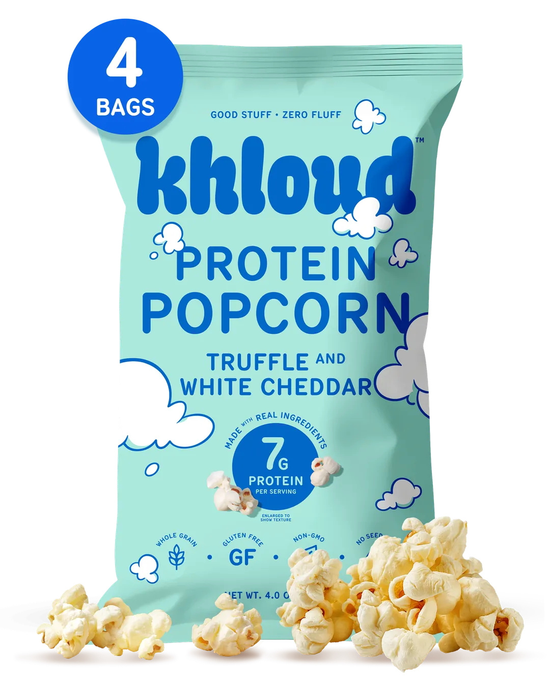 Truffle & White Cheddar Protein Popcorn, 12pk Case