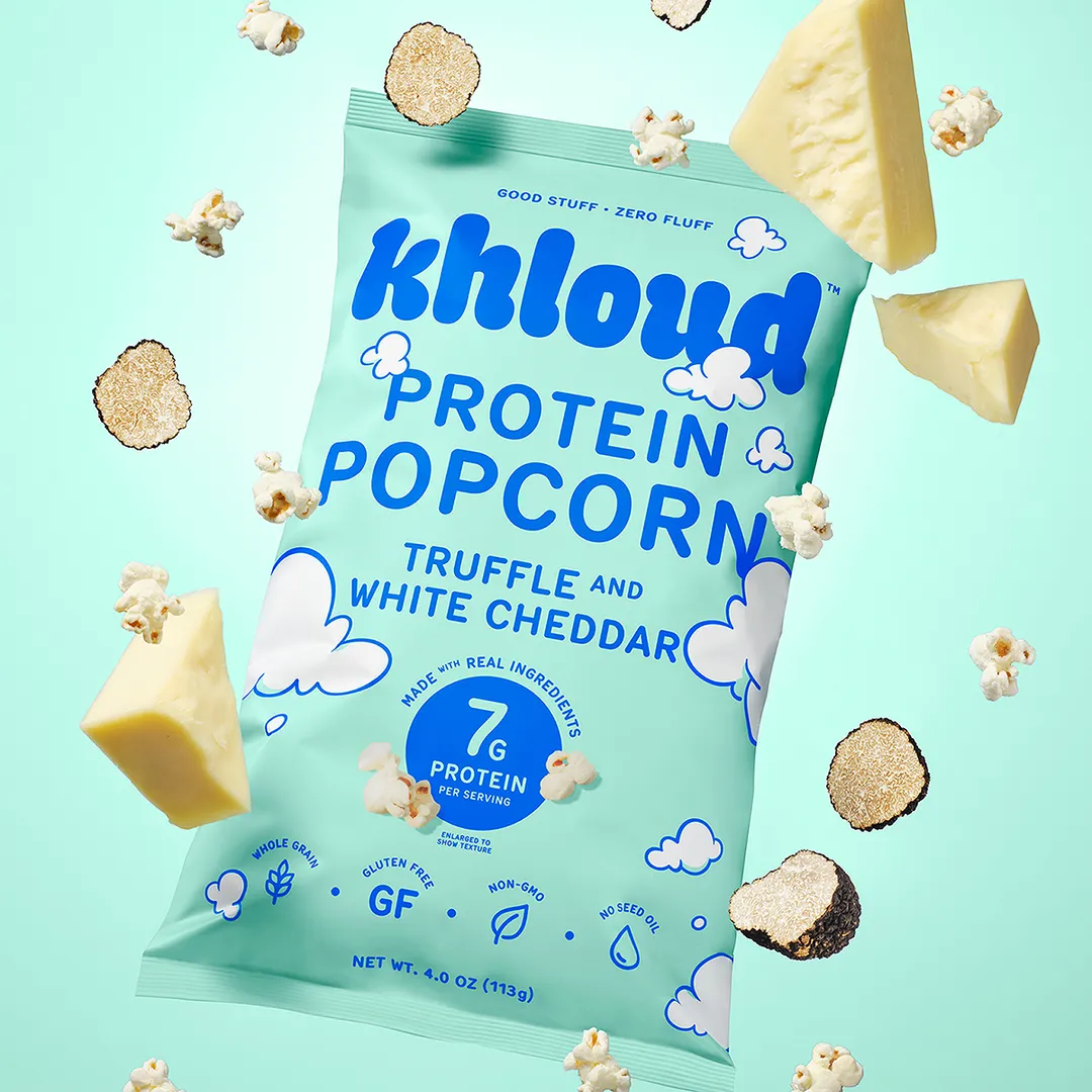 Truffle & White Cheddar Protein Popcorn, 12pk Case