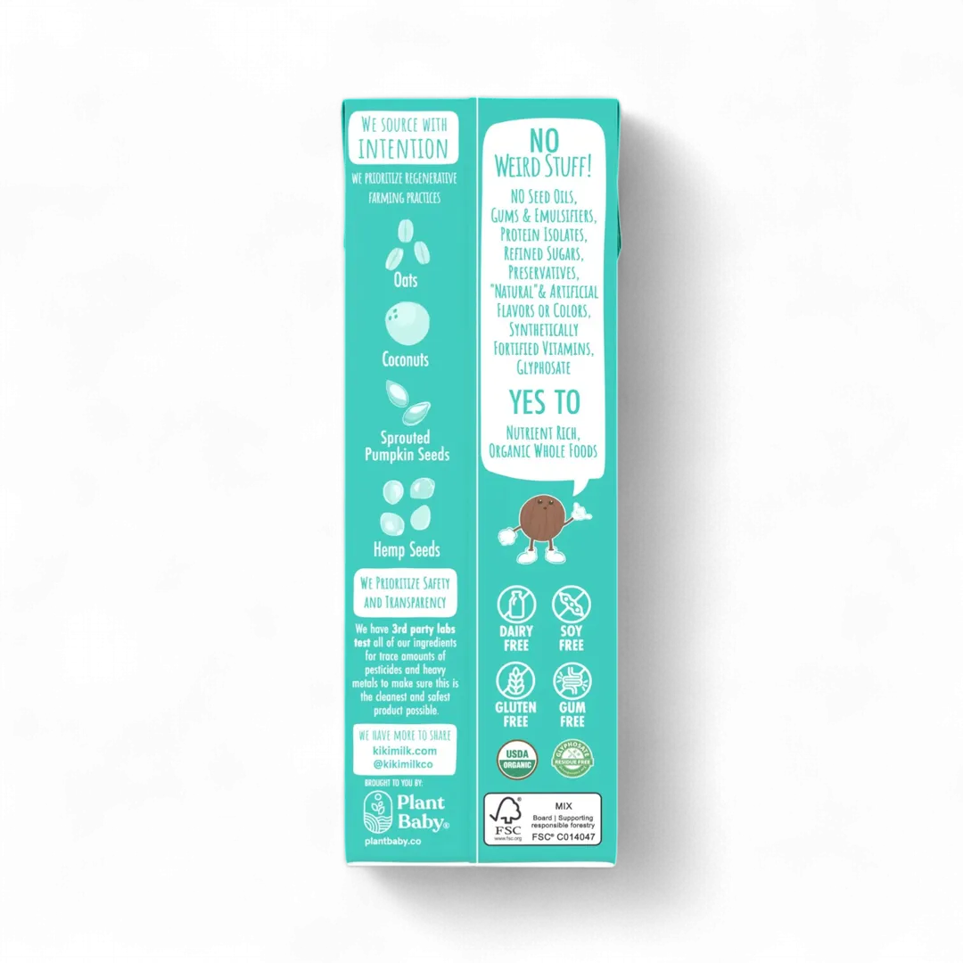 Kiki Milk Unsweetened - 32oz - Pack of 6