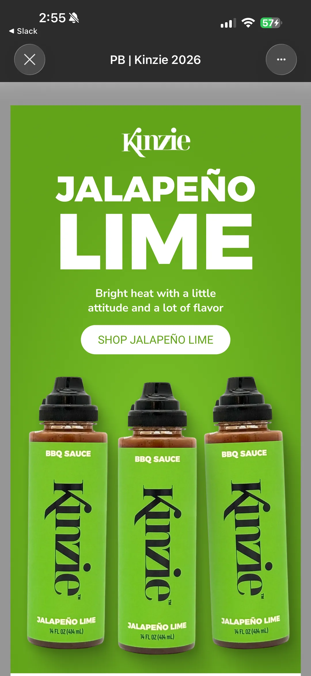 Jalapeño Lime BBQ Sauce