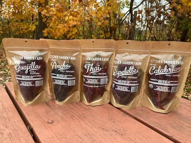 Organic Dried Chilies, One Bag - Guajillo