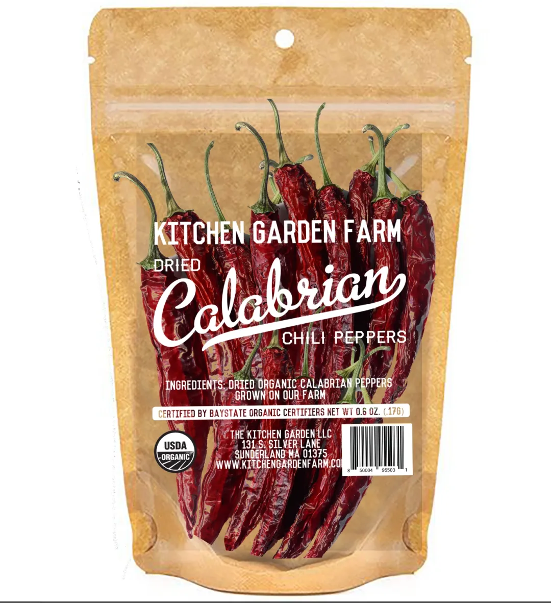 Organic Dried Chilies, One Bag - Guajillo
