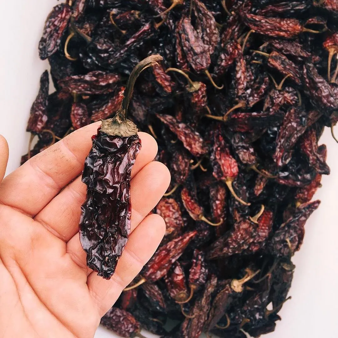 Organic Dried Chilies, One Bag - Guajillo