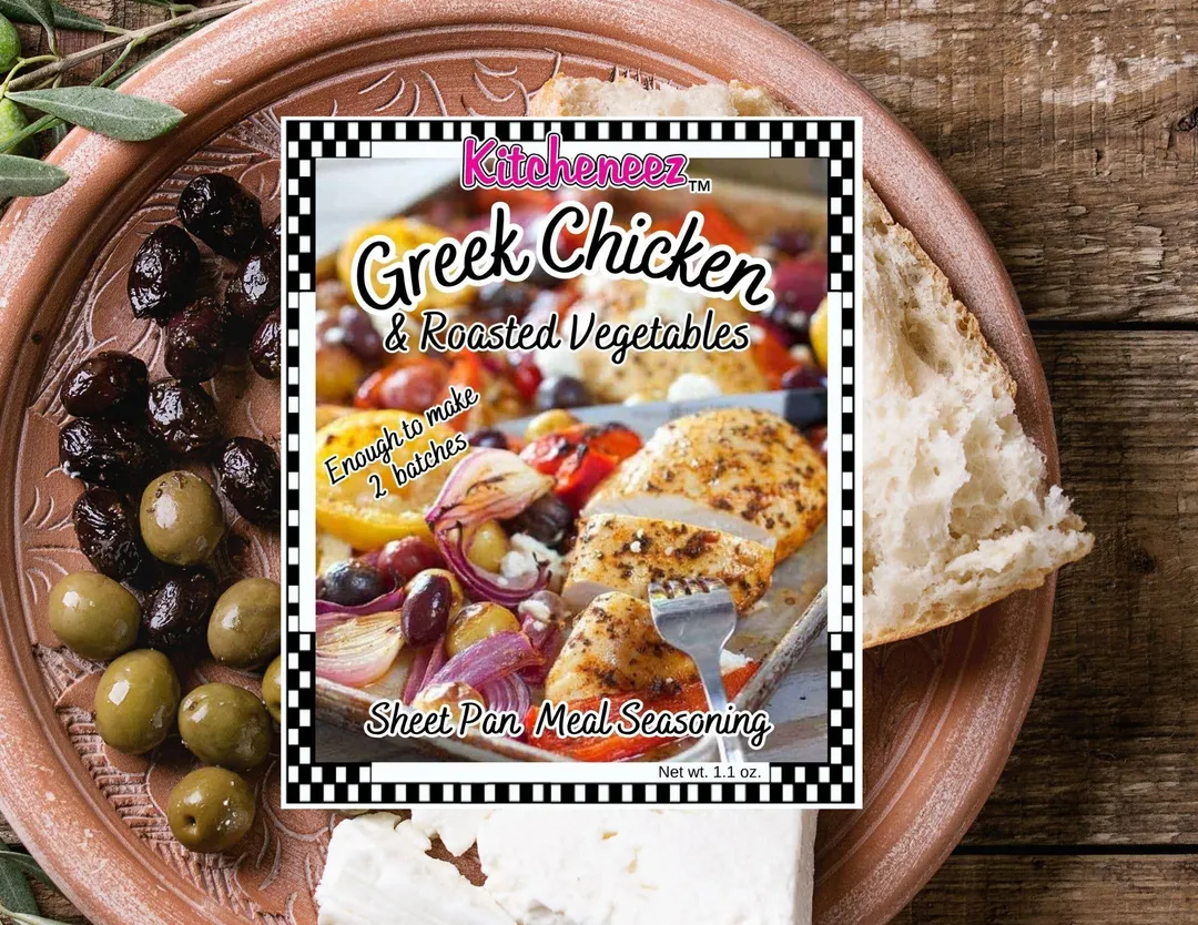 Greek Chicken Sheet Pan Meal Spice Seasoning mix 