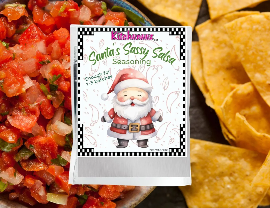 Santa's Sassy Salsa mix- Great for Holidays & Christmas!