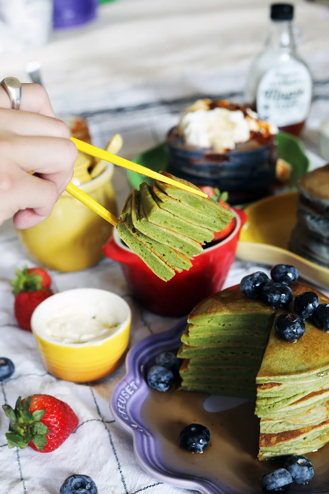 Pandan Coconut Mochi Pancake and Waffle Mix
