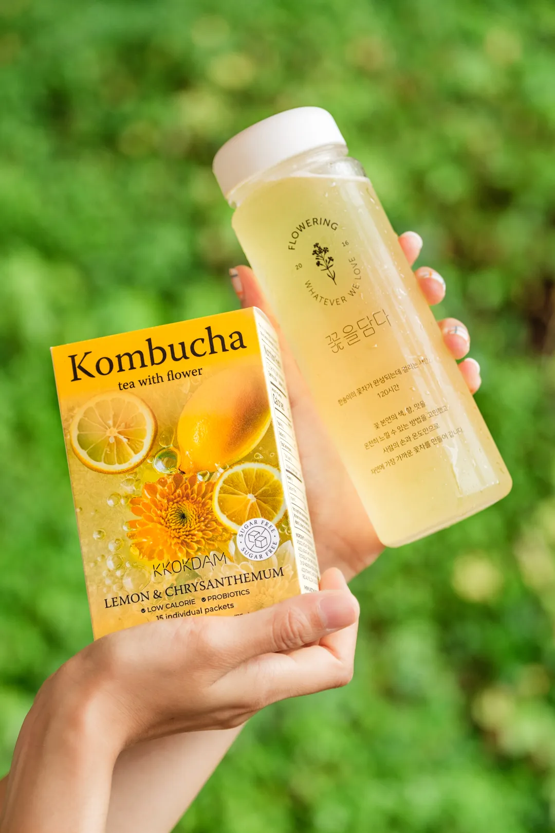 Flower Kombucha Tea Powder Bulk Pouch 500g - 2 Variations
