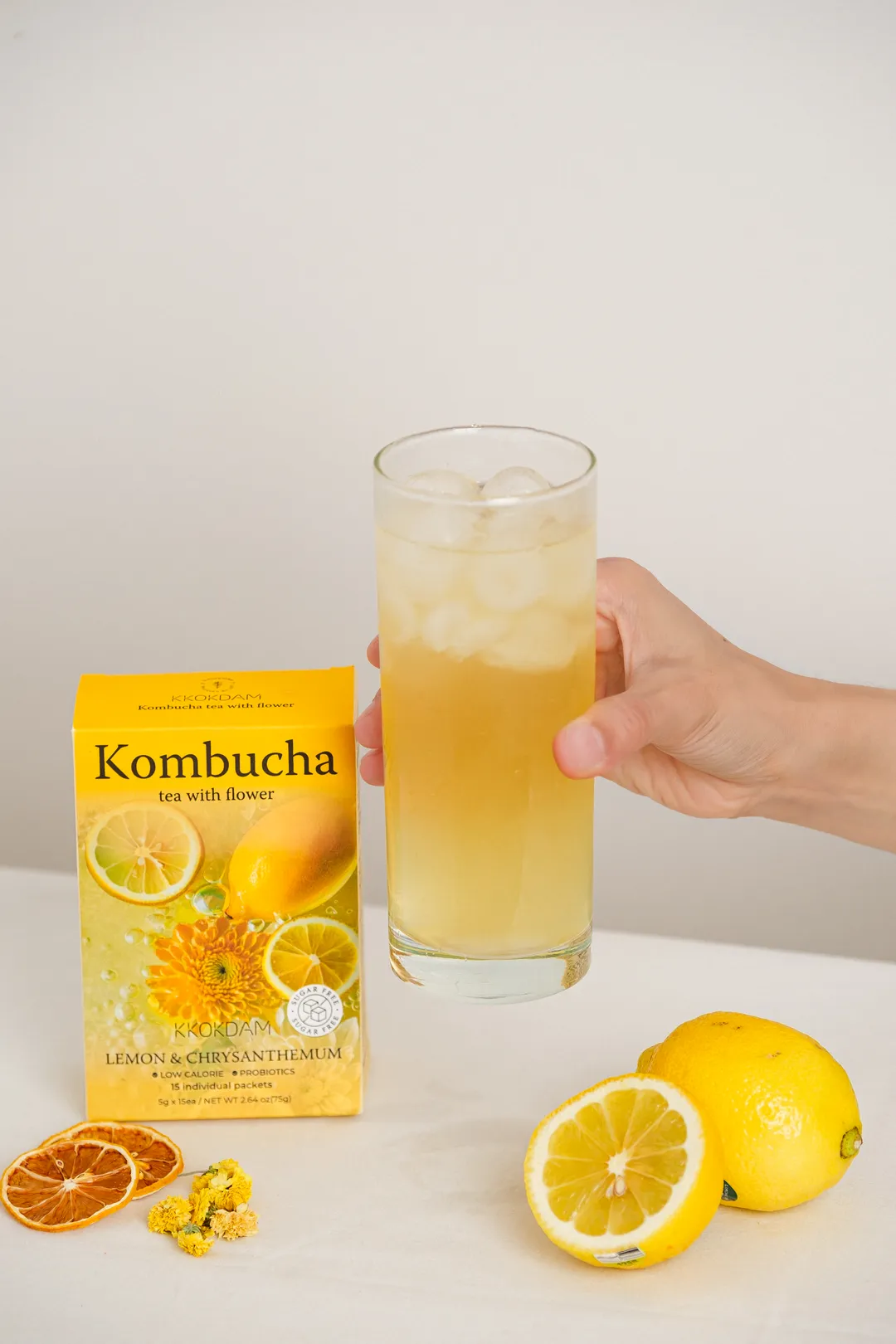 Flower Kombucha Tea Powder Bulk Pouch 500g - 2 Variations