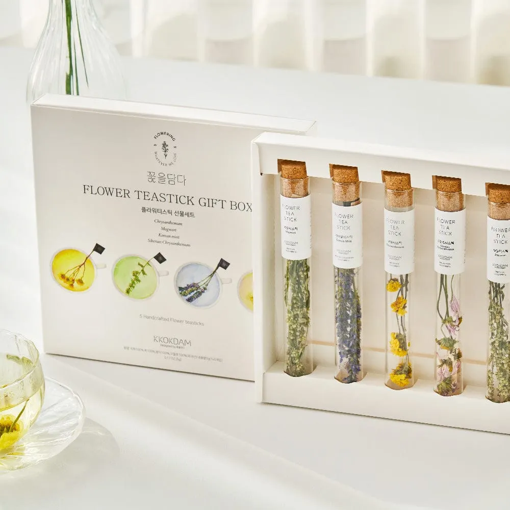 Combination Flower Teastick Gift Set (1 set = 5 sticks)