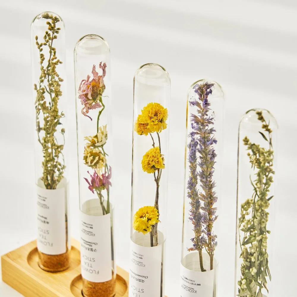Combination Flower Teastick Gift Set (1 set = 5 sticks)