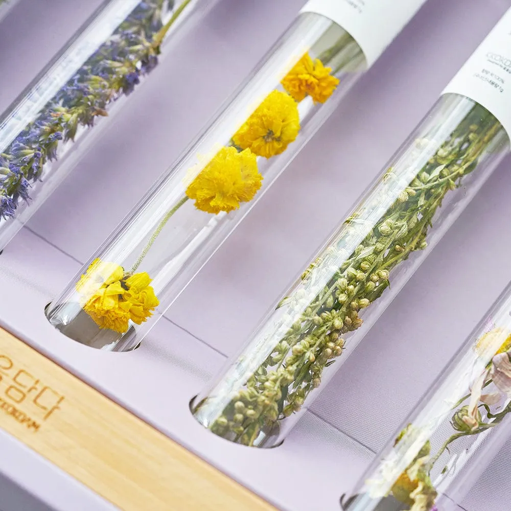 Combination Flower Teastick & Tray Gift Set (1 set = tray + 5 sticks)