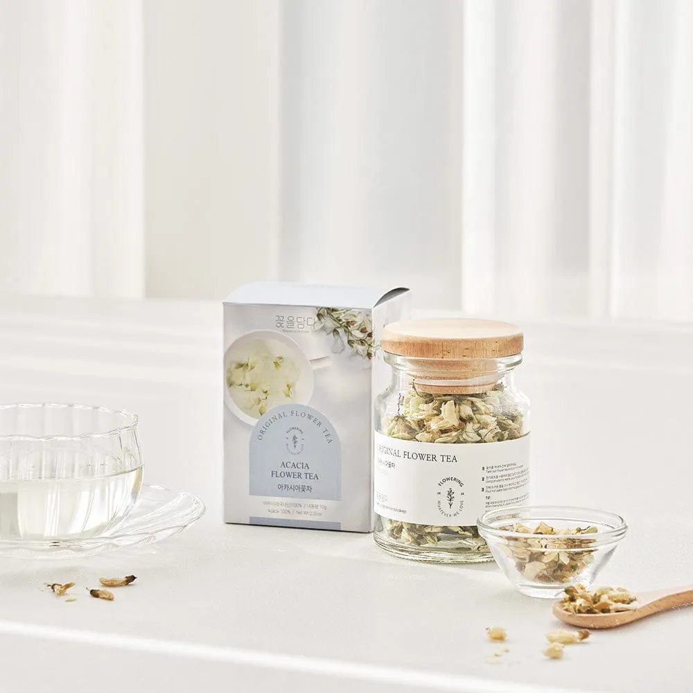 Original Flower Tea 10g Glass Jar - Acacia
