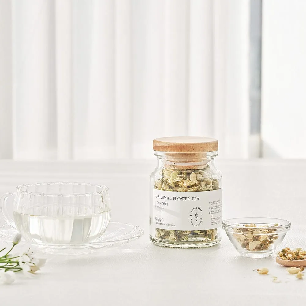 Original Flower Tea 10g Glass Jar - Acacia