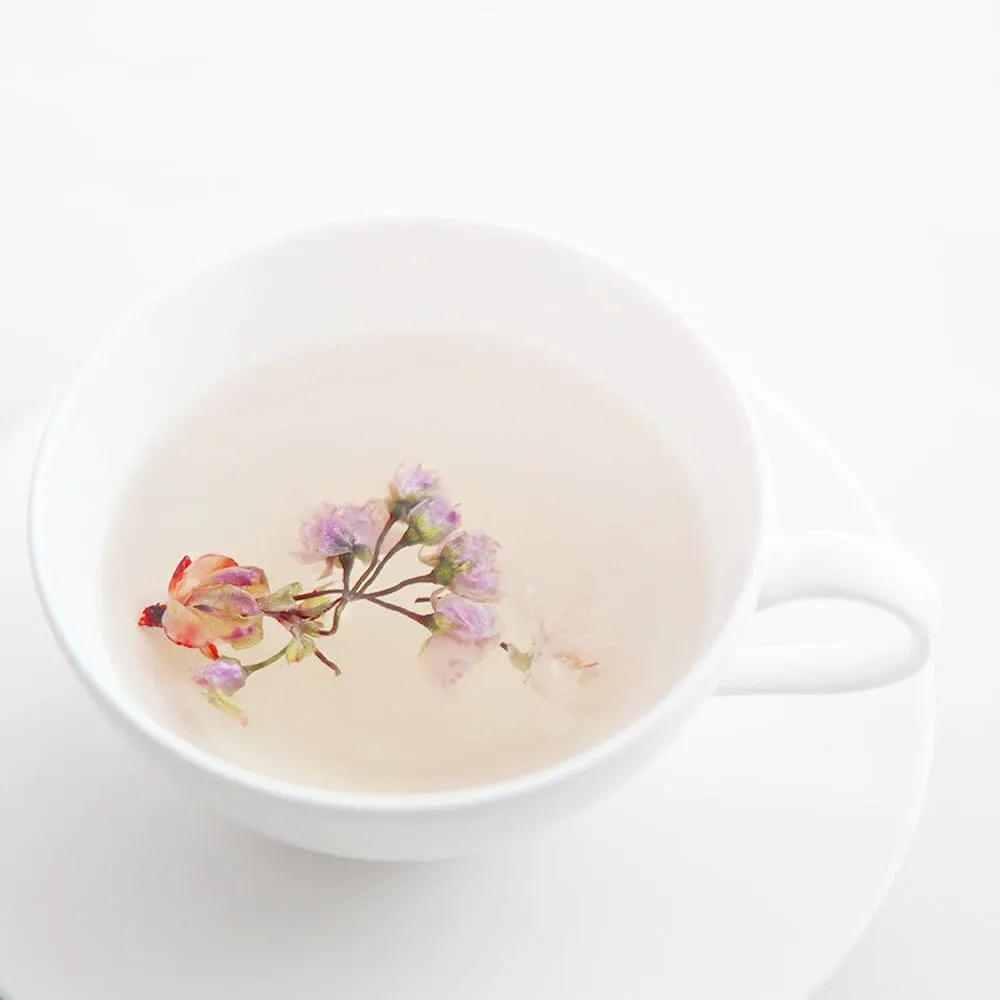 Original Flower Tea 10g Glass Jar - Cherry Blossom