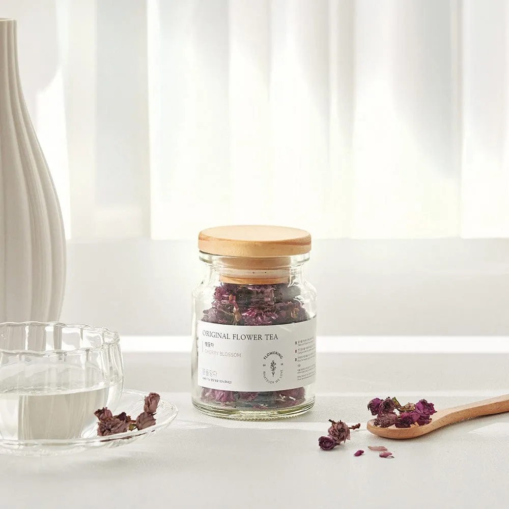 Original Flower Tea 10g Glass Jar - Cherry Blossom