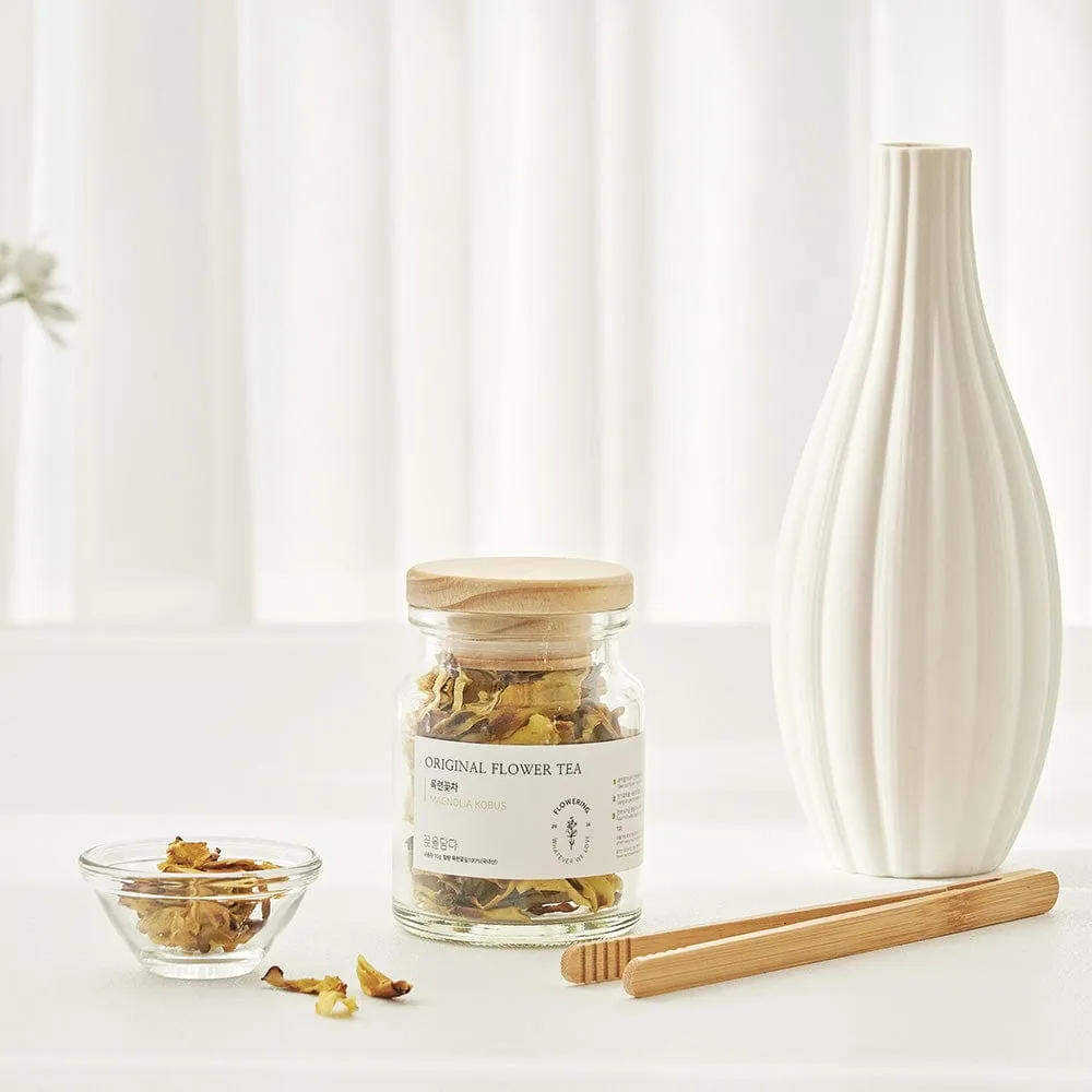 Original Flower Tea 10g Glass Jar - Magnolia
