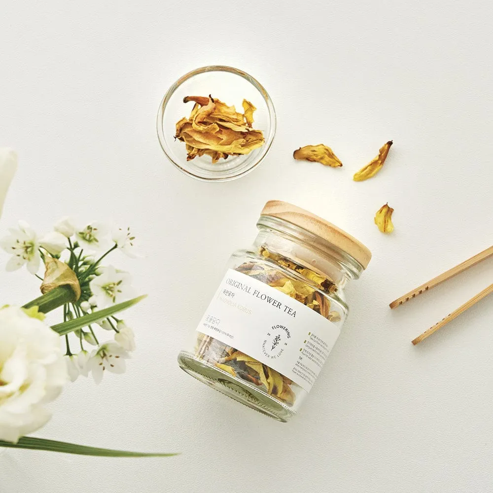 Original Flower Tea 10g Glass Jar - Magnolia