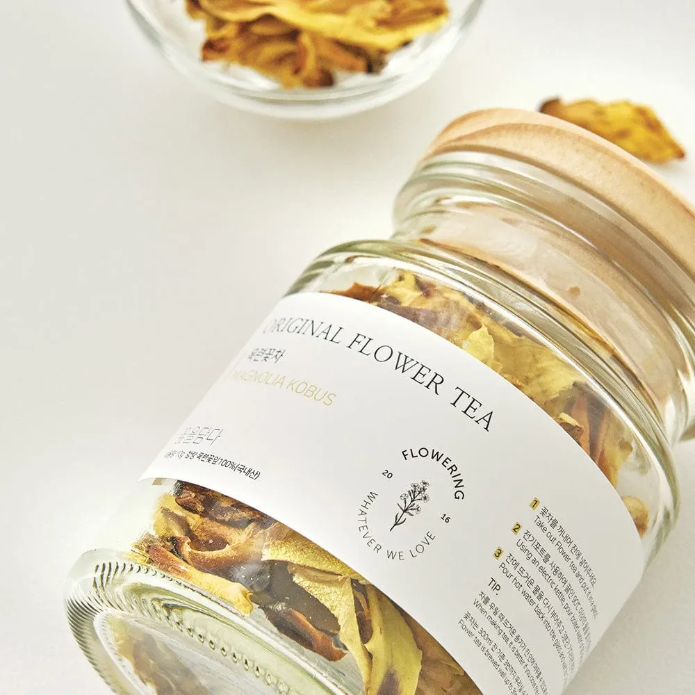 Original Flower Tea 10g Glass Jar - Magnolia