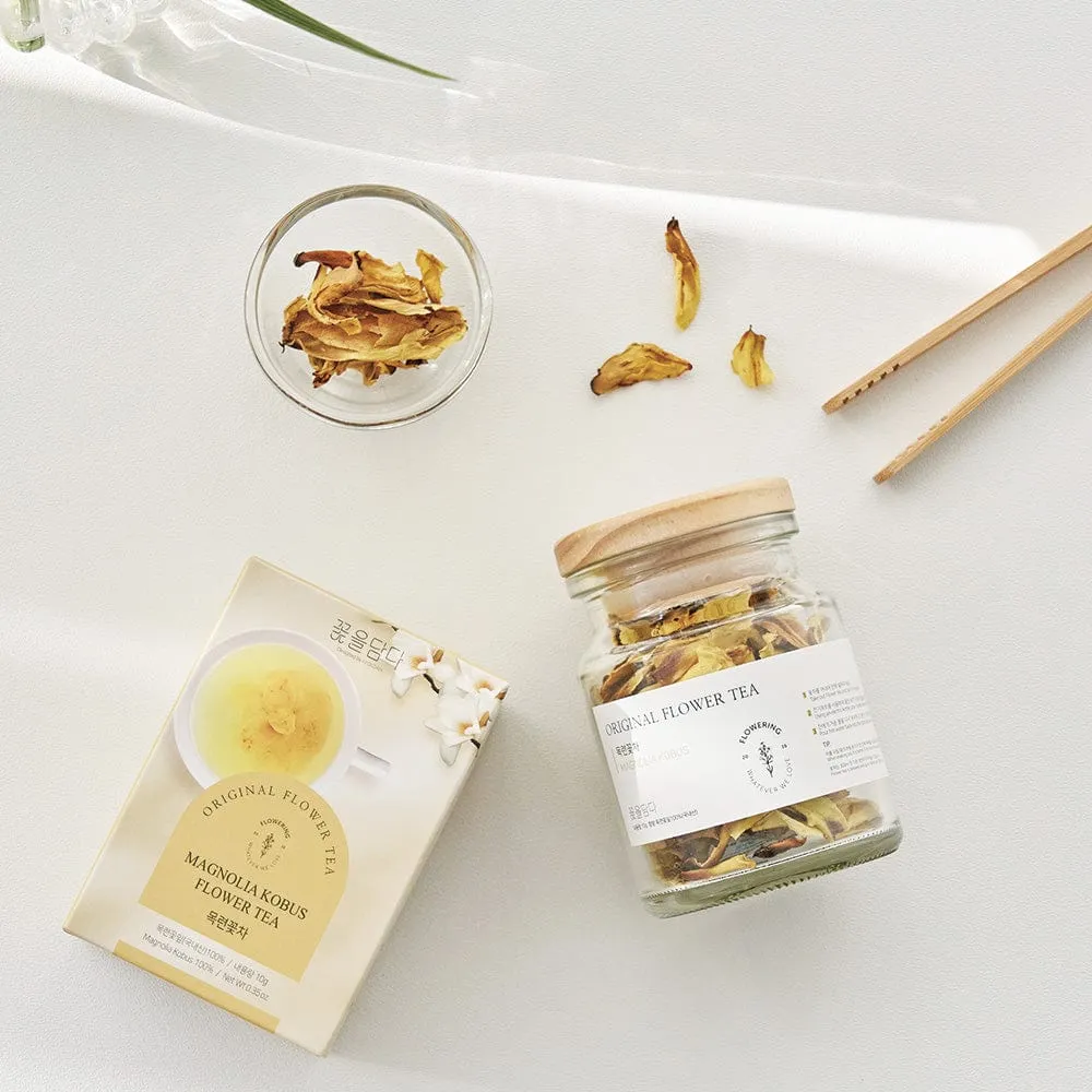 Original Flower Tea 10g Glass Jar - Magnolia
