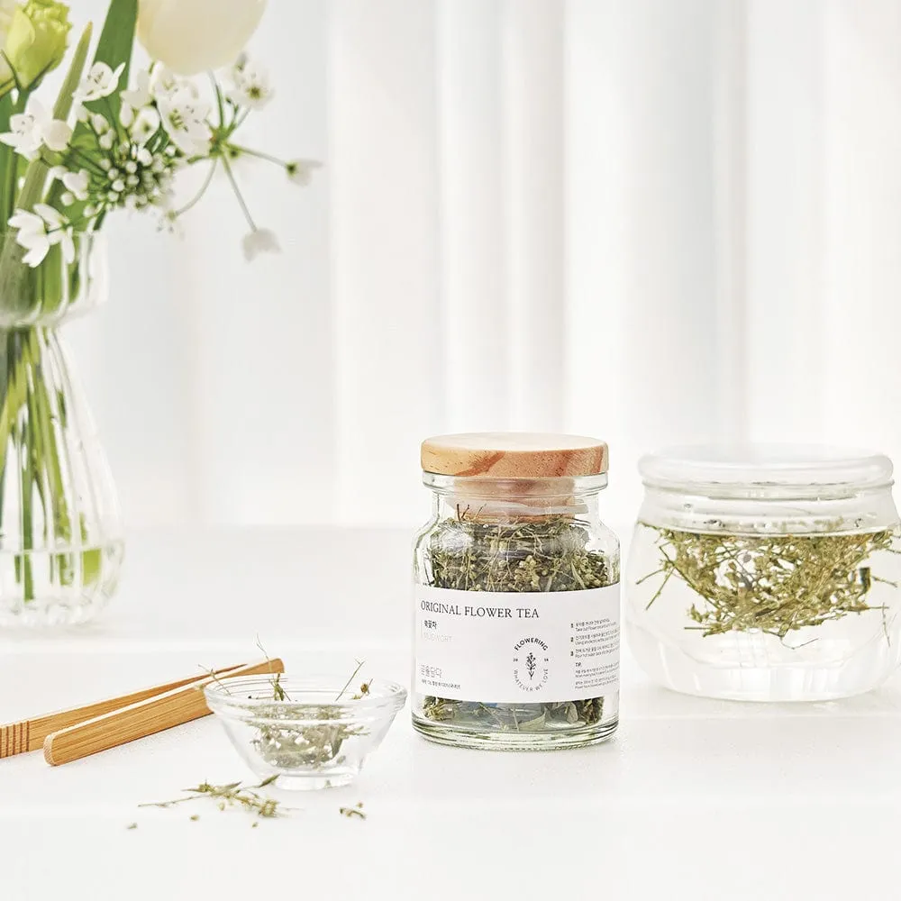 Original Flower Tea 10g Glass Jar - Mugwort