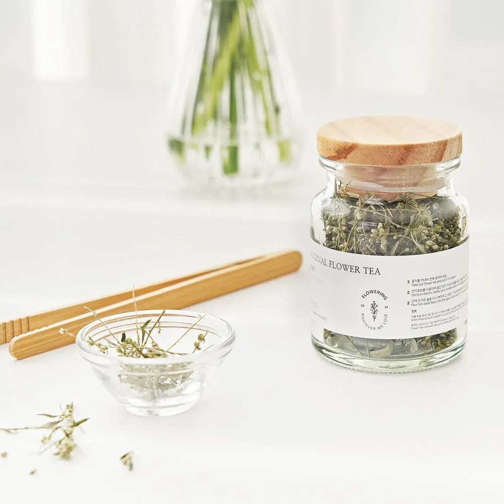 Original Flower Tea 10g Glass Jar - Mugwort