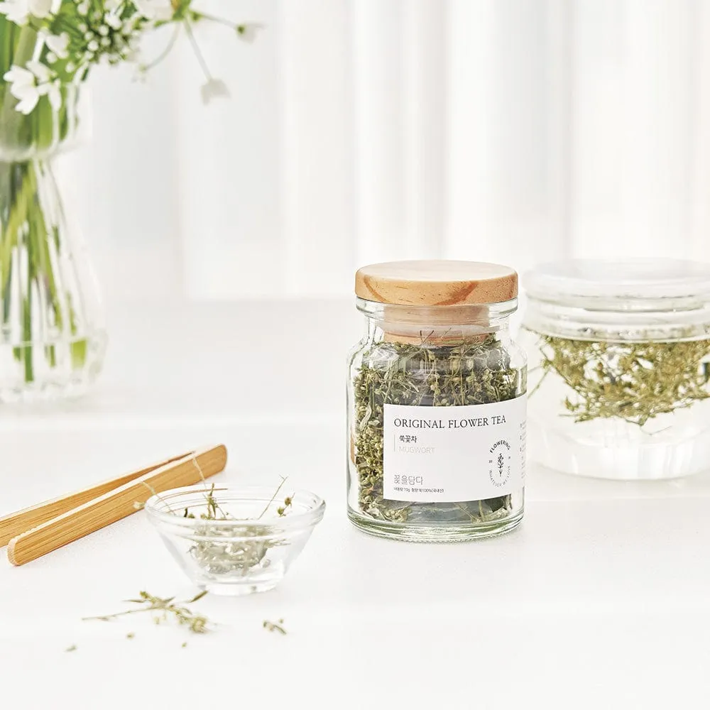 Original Flower Tea 10g Glass Jar - Mugwort